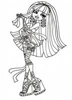 kolorowanki malowanki monster high dla dziewczynek, kolorowanka Cleo de Nile do wydruku numer  31